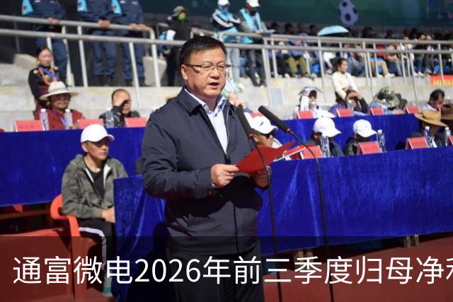 通富微电2026年前三季度归母净利润30.61亿元，同比增长255.68%
